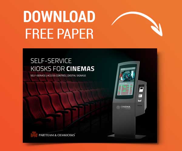 Self-Service Kiosks for Cinemas by PARTTEAM & OEMKIOSKS